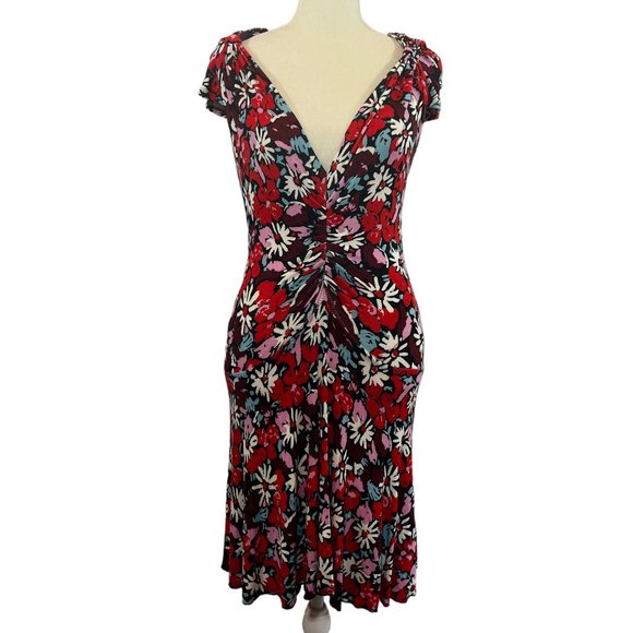 Free People Key To Your Heart Floral Mini Dress in Black Combo Size Small - Picture 2 of 12